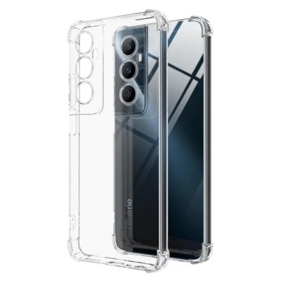 TPU чохол GETMAN Ease logo посилені кути Full Camera для Realme C65 4G Безбарвний (прозорий)