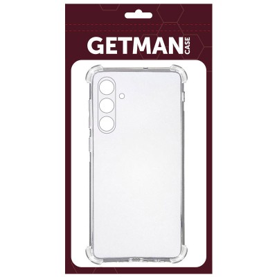 TPU чохол GETMAN Ease logo посилені кути Full Camera для Samsung Galaxy S25+ Безбарвний (прозорий)