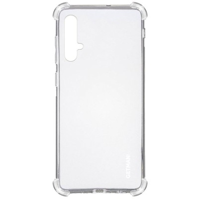 TPU чохол GETMAN Ease logo посилені кути для Huawei Honor 20 / Nova 5T Безбарвний (прозорий)