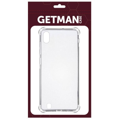 TPU чохол GETMAN Ease logo посилені кути для Samsung Galaxy A10 (A105F) Безбарвний (прозорий)