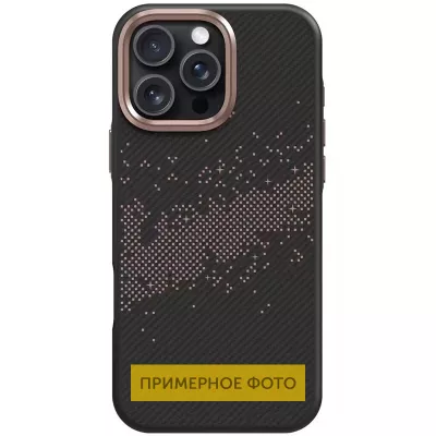 TPU чохол Monzo (MagFit) для Apple iPhone 16 (6.1") Titanium gold