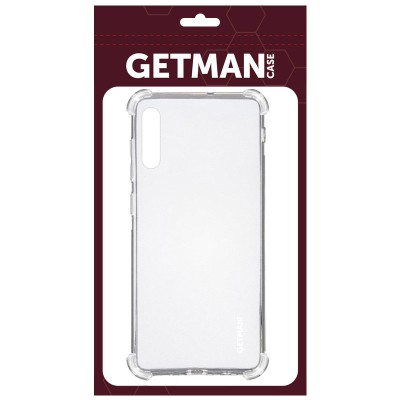 TPU чохол GETMAN Ease logo посилені кути для Samsung Galaxy A70 (A705F) Безбарвний (прозорий)