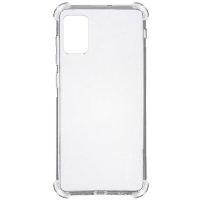 TPU чохол GETMAN Ease logo посилені кути для Samsung Galaxy A71 Безбарвний (прозорий)