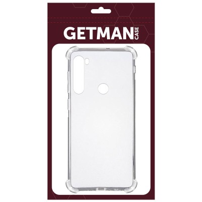 TPU чохол GETMAN Ease logo посилені кути для Xiaomi Redmi Note 8T Безбарвний (прозорий)