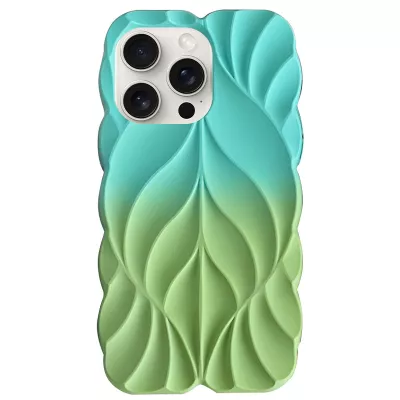 TPU чохол Leaf для Apple iPhone 14 Pro (6.1") Marine Green / Mint