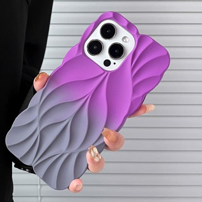 TPU чохол Leaf для Apple iPhone 15 Pro Max (6.7") Violet / Grey TPU чохол Leaf для Apple iPhone 15 Pro Max (6.7") Violet / Grey