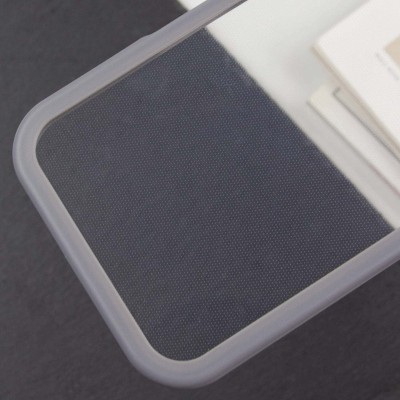 TPU чохол Transparent + Colour 1,5mm для Apple iPhone 15 Pro (6.1") Grey
