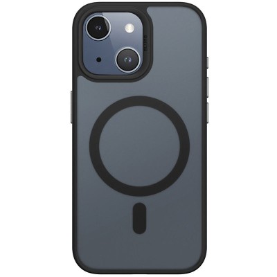 TPU+PC чохол Blueo Skin Friendly Frosted with MagSafe для Apple iPhone 14 / 13 (6.1") Чорний