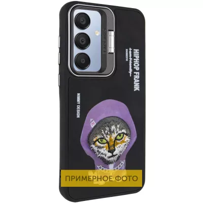 TPU+PC чохол Friends для Xiaomi Redmi 14C / Poco C75 Black Cat