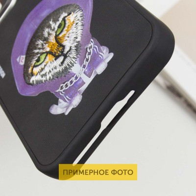 TPU+PC чохол Friends для Xiaomi Redmi 14C / Poco C75 Black Cat