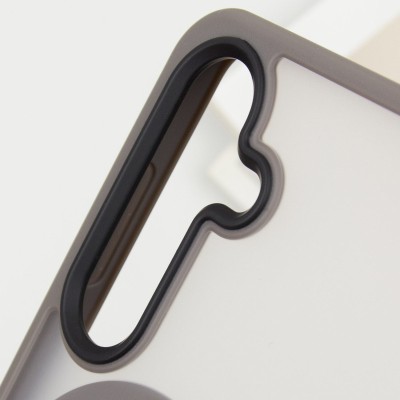 TPU+PC чохол Metal Buttons with MagSafe Colorful для Samsung Galaxy S24+ Сірий / Grey
