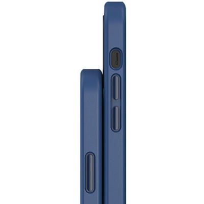 TPU+PC чохол Metal Buttons with MagSafe для Apple iPhone 15 Pro Max (6.7") Синій TPU+PC чохол Metal Buttons with MagSafe для Apple iPhone 15 Pro Max (6.7") Синій