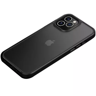 TPU+PC чохол Metal Buttons для Apple iPhone 11 Pro (5.8") Чорний
