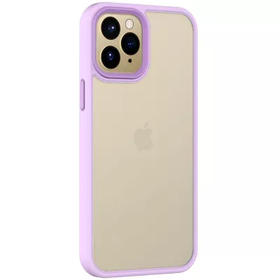 TPU+PC чохол Metal Buttons для Apple iPhone 11 Pro Max (6.5") Бузковий