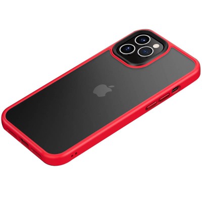 TPU+PC чохол Metal Buttons для Apple iPhone 11 Pro Max (6.5") Червоний