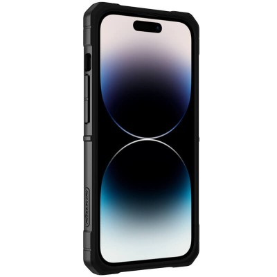 TPU+PC чохол Nillkin CamShield Adventurer Pro (шторка на камеру) для Apple iPhone 14 Pro Max (6.7") Maga Red