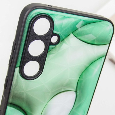 TPU+PC чохол Prisma BubbleGum для Samsung Galaxy A55 3D Green