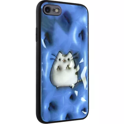 TPU+PC чохол Prisma Fluffie для Apple iPhone 7 / 8 / SE (2020) (4.7") Pusheen