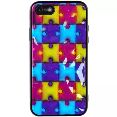 TPU+PC чохол Prisma Fluffie для Apple iPhone 7 / 8 / SE (2020) (4.7") Puzzle