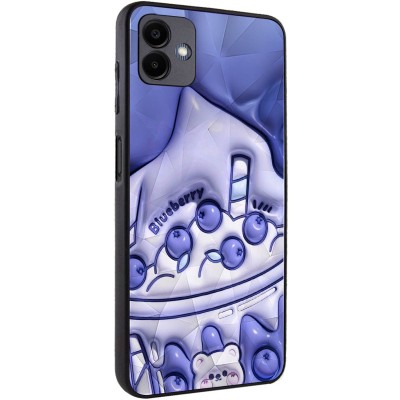 TPU+PC чохол Prisma Fluffie для Samsung Galaxy A06 Blueberry