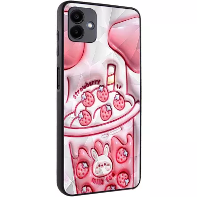 TPU+PC чохол Prisma Fluffie для Samsung Galaxy A06 Strawberry
