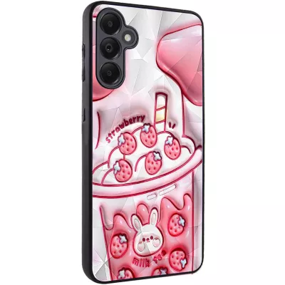TPU+PC чохол Prisma Fluffie для Samsung Galaxy A36 5G Strawberry