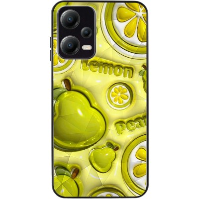 TPU+PC чохол Prisma Fluffie для Xiaomi Poco X5 5G / Note 12 5G Lemon