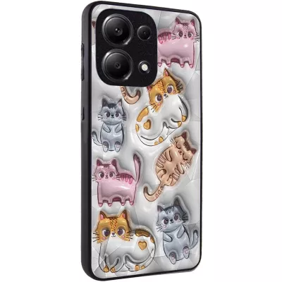 TPU+PC чохол Prisma Fluffie для Xiaomi Poco X6 / Note 13 Pro 5G Kittens