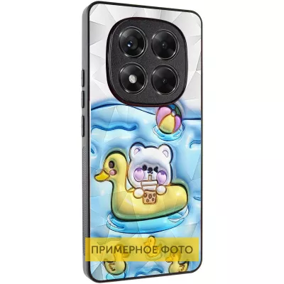 TPU+PC чохол Prisma Fluffie для Xiaomi Redmi Note 14 4G (Int. version) Ducklings