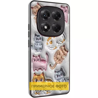 TPU+PC чохол Prisma Fluffie для Xiaomi Redmi Note 14 4G (Int. version) Kittens