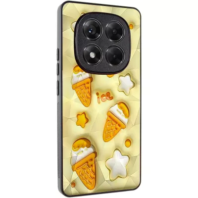 TPU+PC чохол Prisma Fluffie для Xiaomi Redmi Note 14 Pro 4G Ice