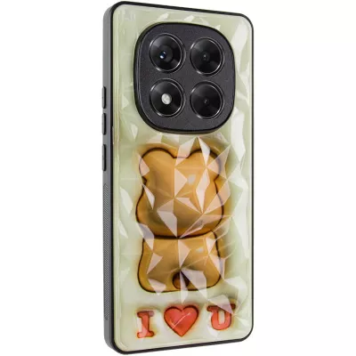 TPU+PC чохол Prisma Fluffie для Xiaomi Redmi Note 14 Pro 5G Bear