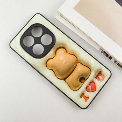 TPU+PC чохол Prisma Fluffie для Xiaomi Redmi Note 14 Pro 5G Bear