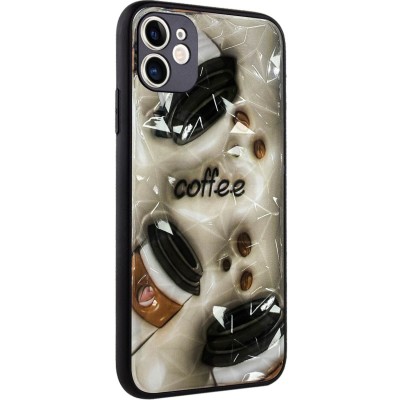 TPU+PC чохол Prisma Plushie для Apple iPhone 11 (6.1") Coffee