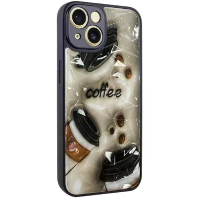 TPU+PC чохол Prisma Plushie для Apple iPhone 14 (6.1") Coffee
