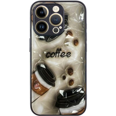TPU+PC чохол Prisma Plushie для Apple iPhone 14 Pro (6.1") Coffee