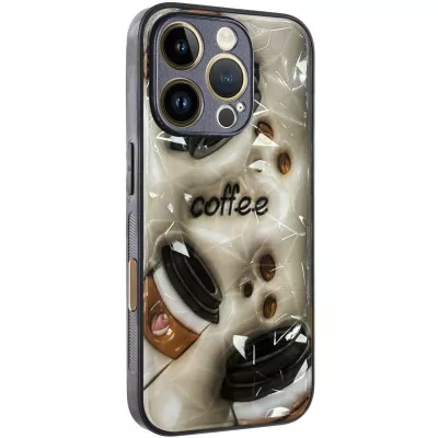 TPU+PC чохол Prisma Plushie для Apple iPhone 16 Pro (6.3") Coffee