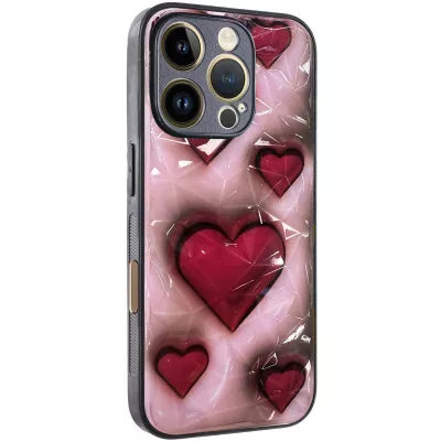 TPU+PC чохол Prisma Plushie для Apple iPhone 16 Pro (6.3") Hearts