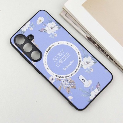 TPU+PC чохол Secret Garden with MagFit для Samsung Galaxy S24 FE Lilac