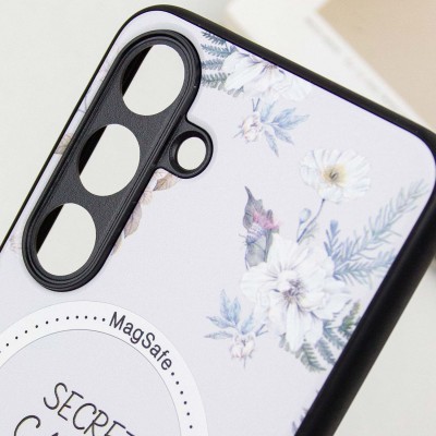TPU+PC чохол Secret Garden with MagFit для Samsung Galaxy S24+ White