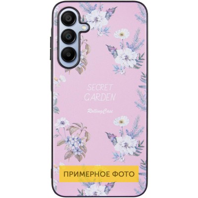 TPU+PC чохол Secret Garden для Samsung Galaxy A06 Pink