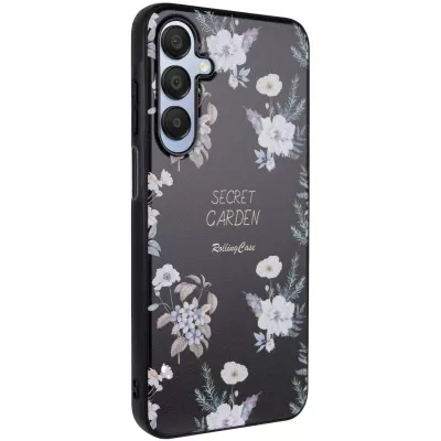 TPU+PC чохол Secret Garden для Samsung Galaxy A25 5G Black
