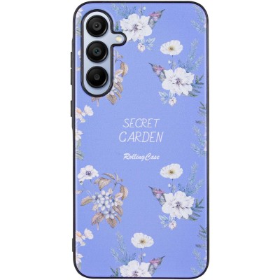 TPU+PC чохол Secret Garden для Samsung Galaxy A35 Lilac