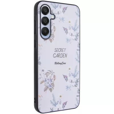 TPU+PC чохол Secret Garden для Samsung Galaxy A35 White