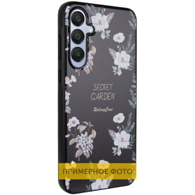 TPU+PC чохол Secret Garden для Xiaomi Redmi 14C / Poco C75 Black