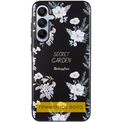 TPU+PC чохол Secret Garden для Xiaomi Redmi 14C / Poco C75 Black