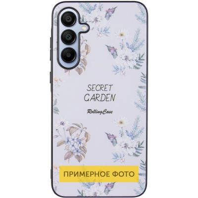 TPU+PC чохол Secret Garden для Xiaomi Redmi 14C / Poco C75 White
