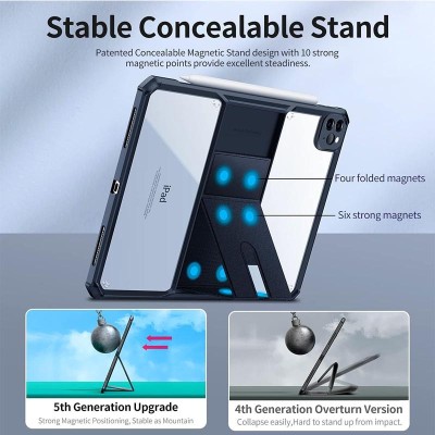 TPU+PC чохол Xundd Stand c посиленими кутами для Apple iPad Pro 13" (2024) Чорний TPU+PC чохол Xundd Stand c посиленими кутами для Apple iPad Pro 13" (2024) Чорний