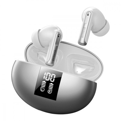 Бездротові навушники Proove Thunder Buds SE TWS with ANC (APP) (TWTBSE01AP06) silver