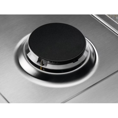 Варильна поверхня Electrolux газова, 75см, чавун, нерж (KGS75362XX)